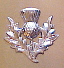 Chrome Plaid Broach