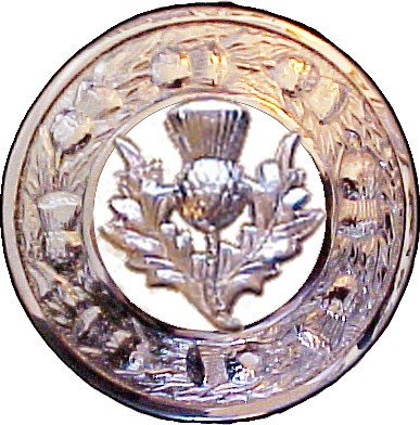 3 Inch Plaid Broach