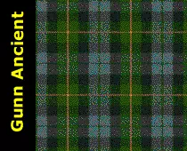 Gunn Ancient Tartan, 3celts.com