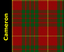 Clan Cameron Tartan, 3celts.com
