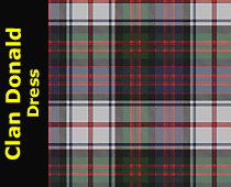 Clan Donald Dress Tartan, 3celts.com