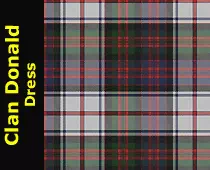 Clan Donald Dress Tartan, 3celts.com