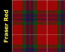Fraser Red Tartan, 3celts.com