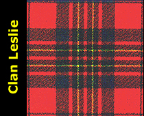 Clan Leslie Tartan, 3celts.com