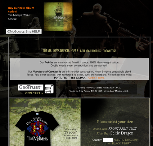 Bloody Irish Music Merchadise