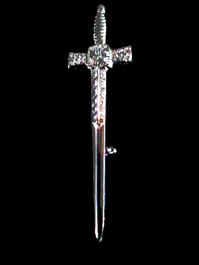 Crusader Sword Kilt Pin Jewelry