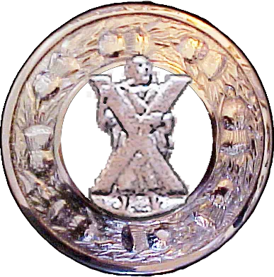 Saint Andrew Chrome Brooch Jewelry