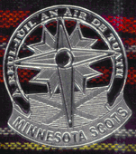 Minnesota Scots Pewter Cap Badge Jewelry