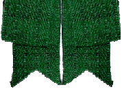 Green Worsted Wool Ribbon