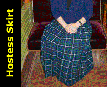 Women's Formal Hostess Skirt