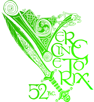 Emerald Vercingetorix T-Shirt on Dark Green XXL