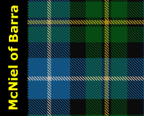 MacNiel of Barra Ancient Tartan Kilt Plaid Scarf