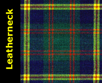 US Marine Corp Tartan Kilt Plaid Scarf