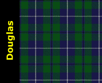 Douglas Tartan Wool Ladies Dance Kilt