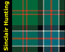 Sinclair Hunting Tartan Wool Womens Formal Hostess Kilt