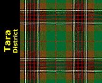 Tara District Tartan Kilt Plaid Scarf