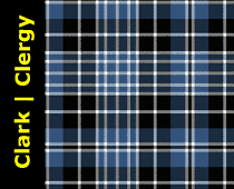 Clark | Clergy Tartan Kilt Plaid Scarf