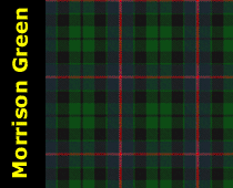 Morrison Green Tartan Kilt Plaid Scarf