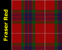 Fraser Red Tartan Kilt Plaid Scarf