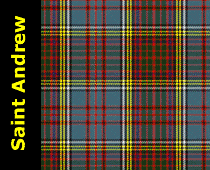 Saint Andrew • Anderson Tartan Kilt Plaid Scarf