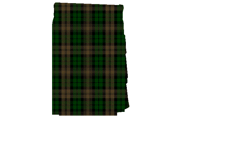 Green Watch Tartan Kilt Apron