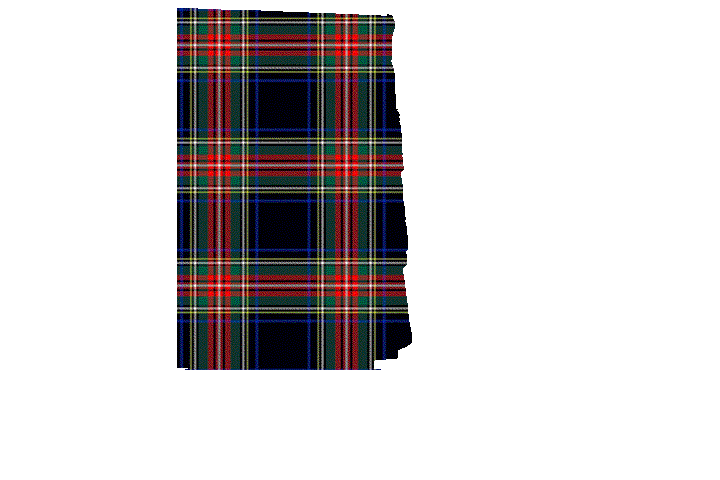 Black Stewart Tartan Kilt Apron